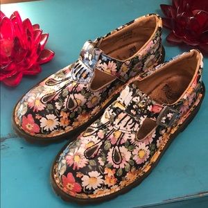 Vintage Dr. Martens Floral Mary Janes